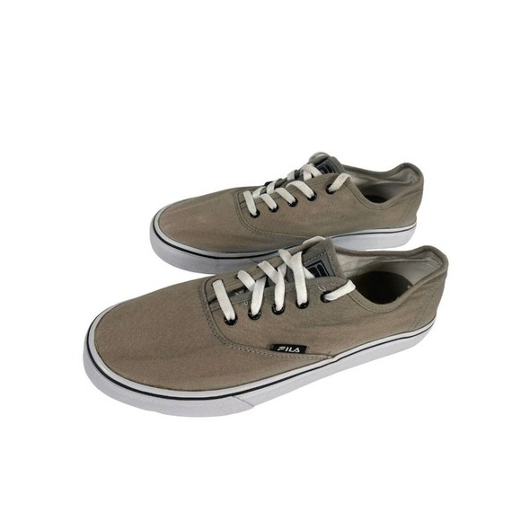 Fila Womens Shoes Classic Comfort Canvas 5SC10134-018 Size 10 Tan / White - Picture 3 of 7